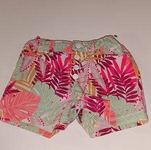 Floral Shorts pink green 6